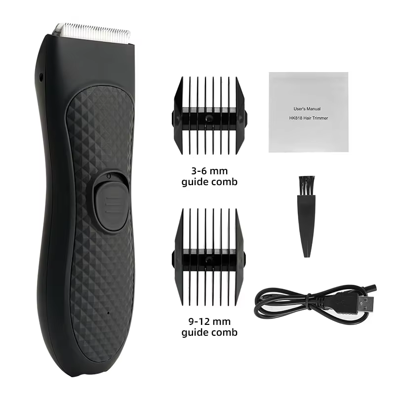 Tondeuse électrique pour hommes, épilation des poils pubiens, zones intimes, toilettage du corps, ép