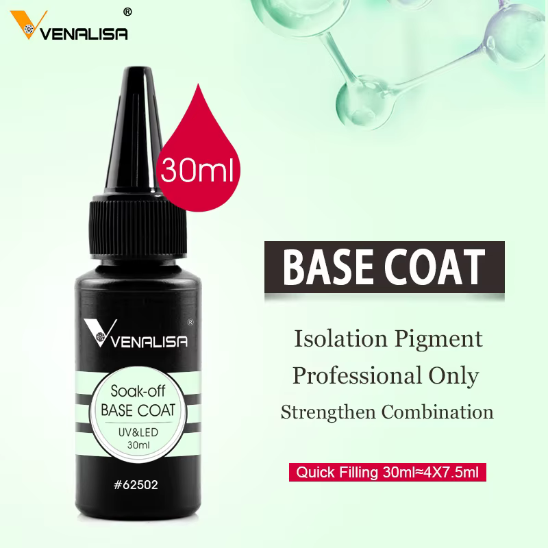 VENALISA – couche de finition longue en diamant, 30/60ml, recharge de grand Volume, Ultra brillant, 