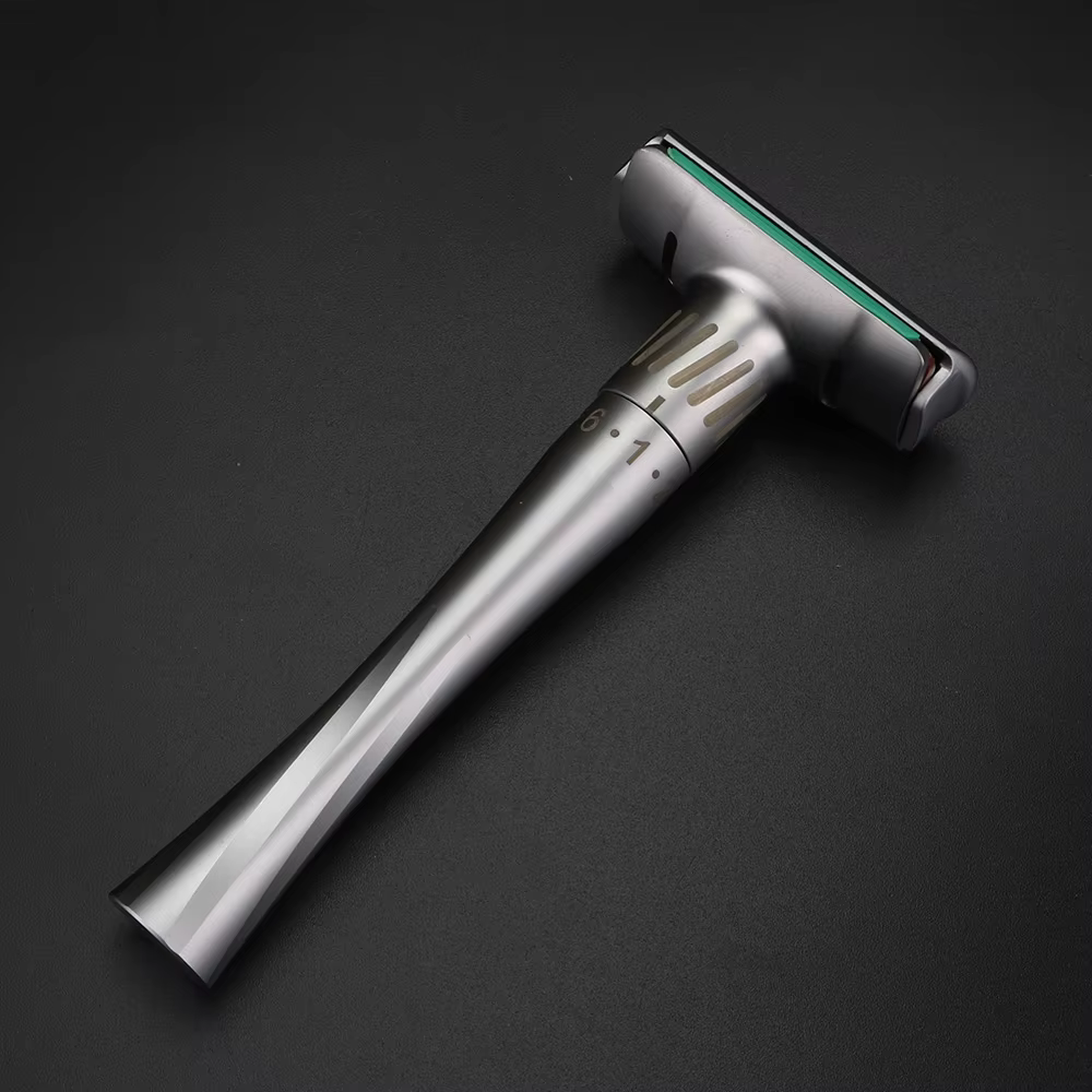 XUANFENG-Rasoir à lame double face en alliage de zinc pour homme, couteau à main traditionnel, boîte
