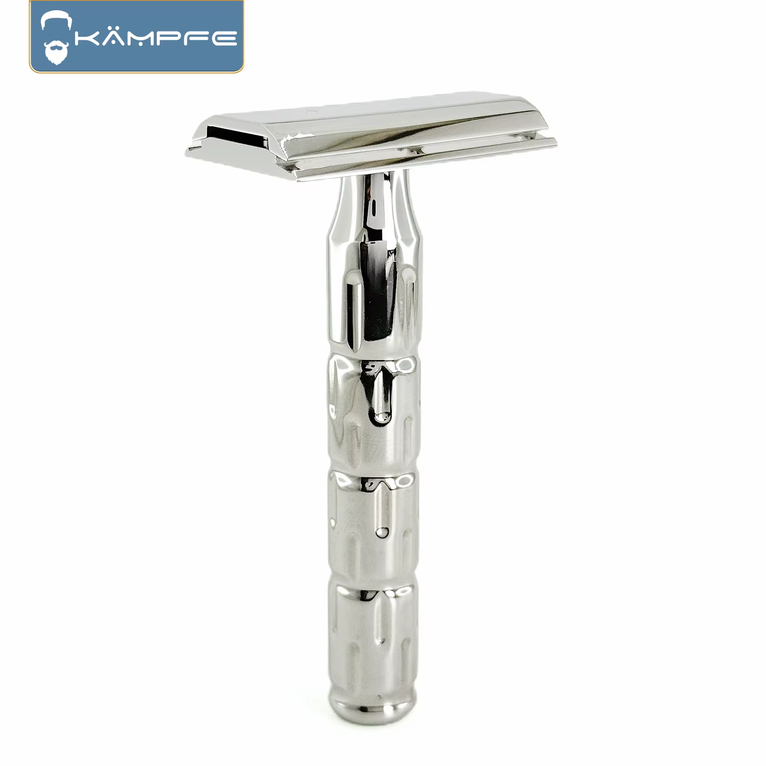 Rasoir de sécurité manuel KAMPFE en acier inoxydable 316L pour homme, cadeau pour petit ami ou père,