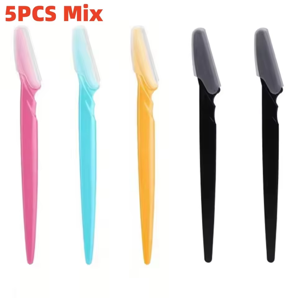 Lot de 5/10/12/20 rasoirs à sourcils, tondeuses faciales pour sourcils, épilateurs, lames sûres, out