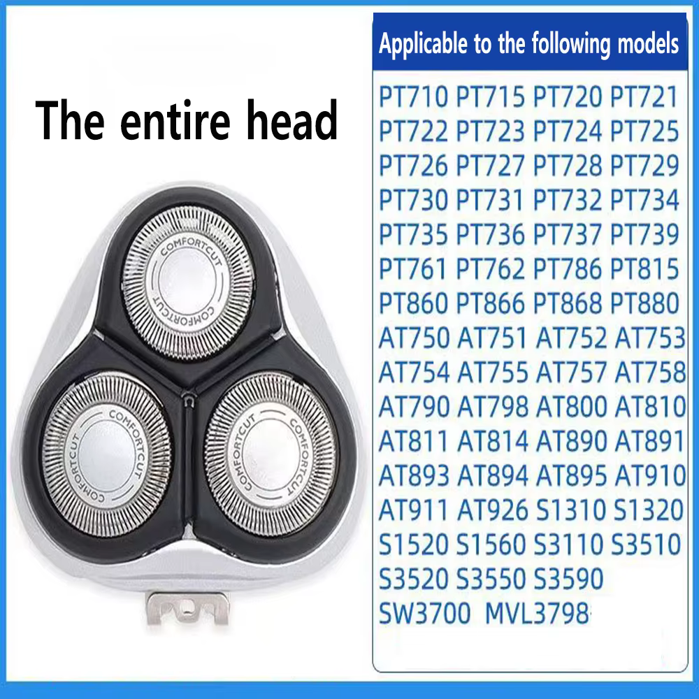Tête de rasoir de rechange pour Philips PT710 PT715 PT725 PT720 PT728 PT730 PT735 PT860 AT890 AT750 
