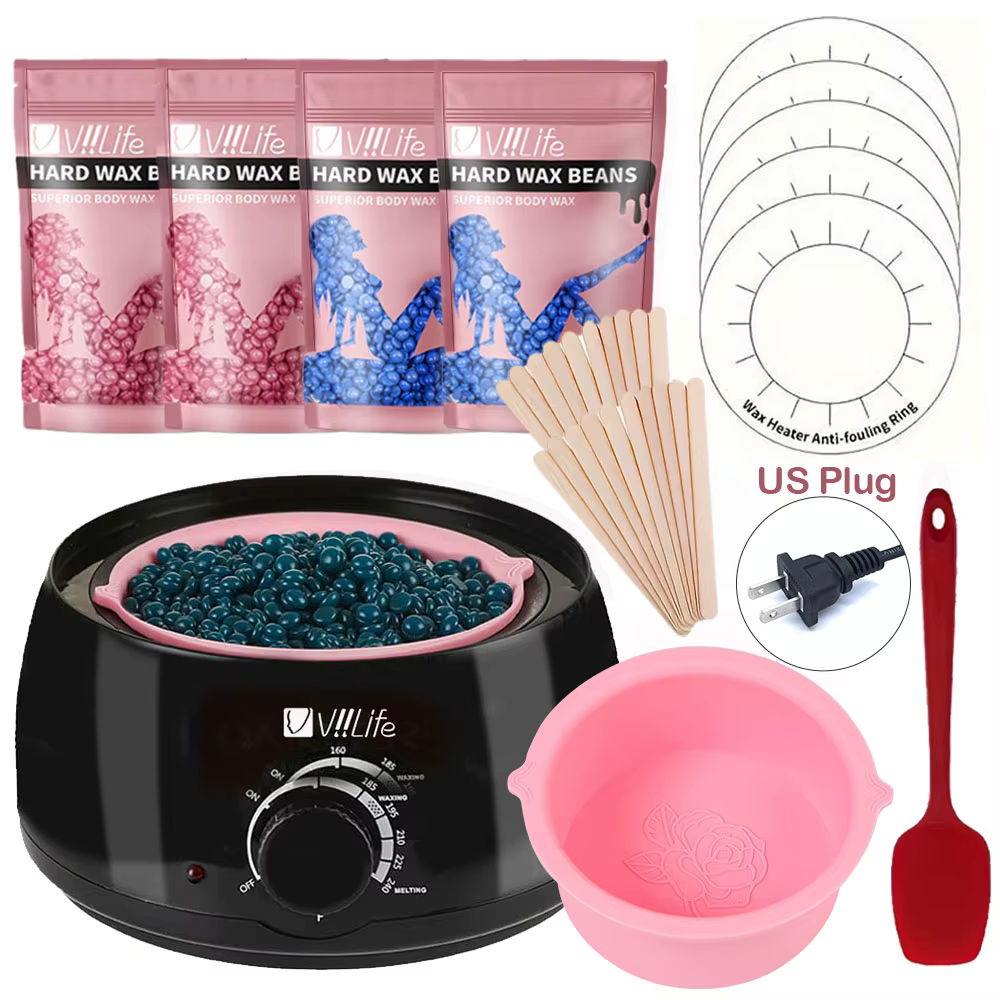 Kit de machine pour l'épilation à chaud, avertir, chauffer, faire fondre, épilateur dépilatoire, par