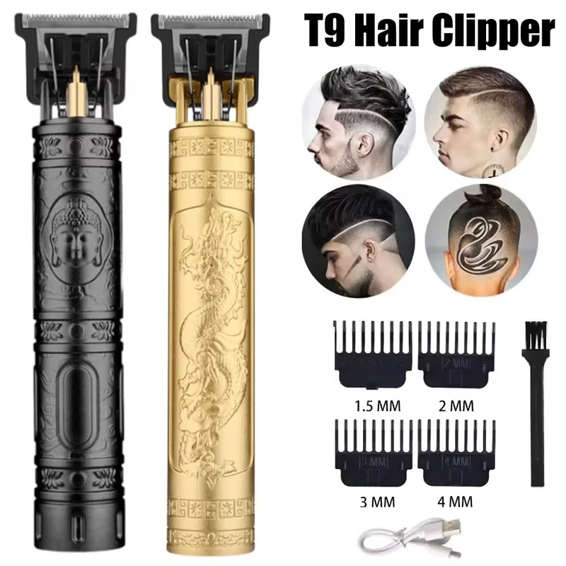 T9 électrique Machine de coupe de cheveux tondeuse à cheveux barbe rasage corps tondeuse à cheveux t