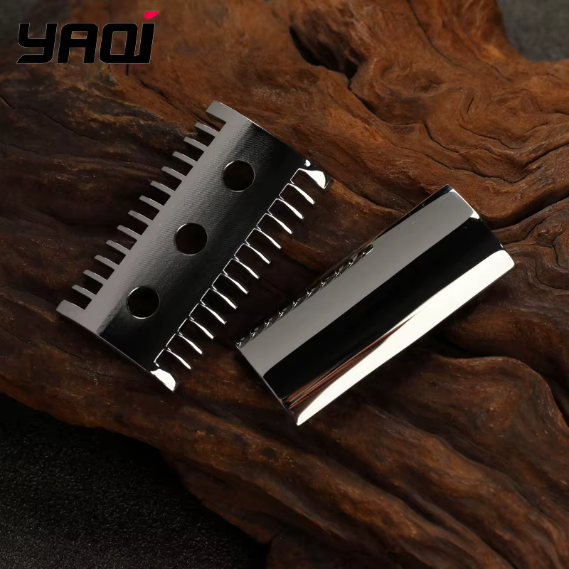 Tête de rasoir de sécurité Yaqi Lex 2026 en acier inoxydable poli doux pour accessoires de rasage –