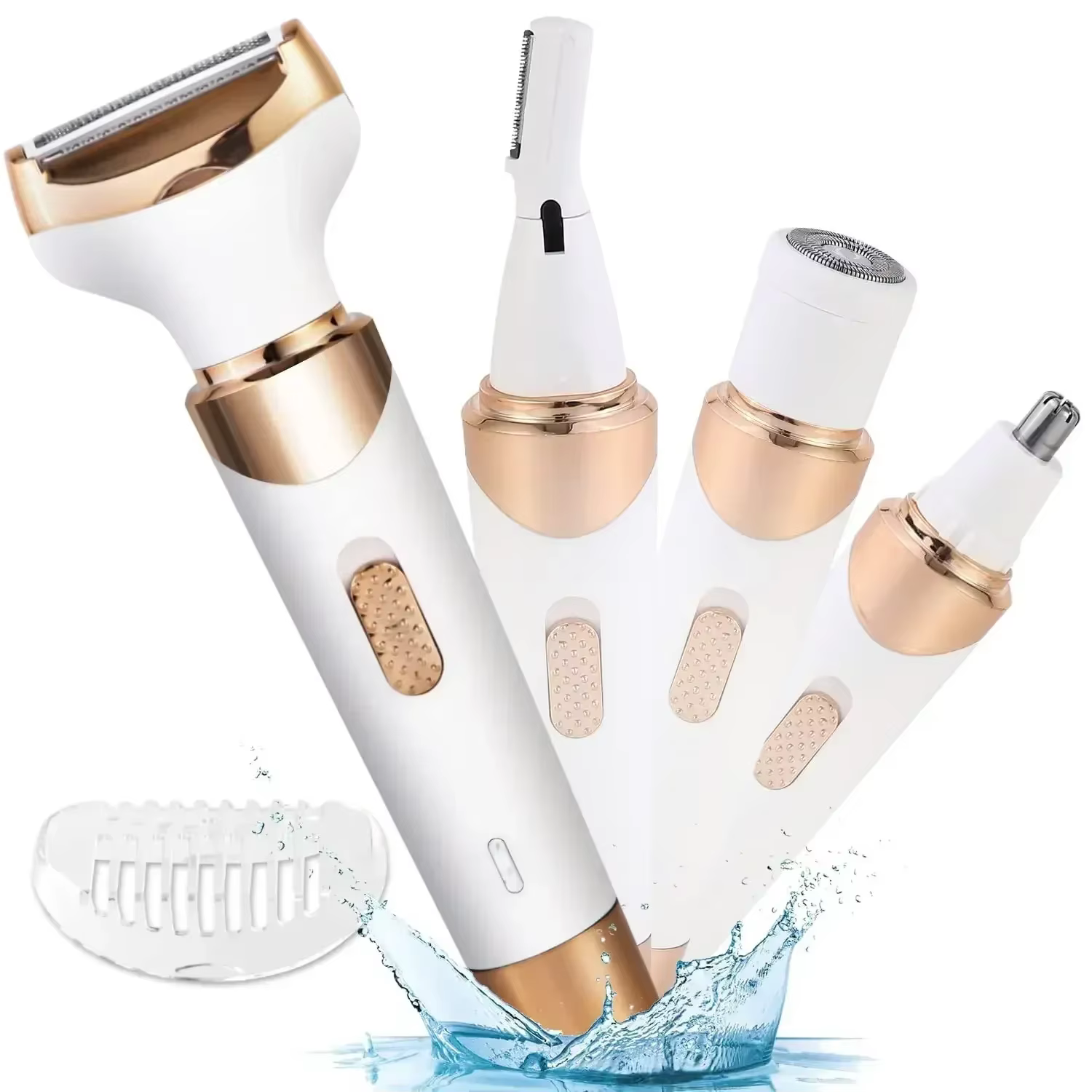 Rasoir électrique sans fil 4 en 1 pour femme, épilation complète du corps, épilateur indolore, tonde