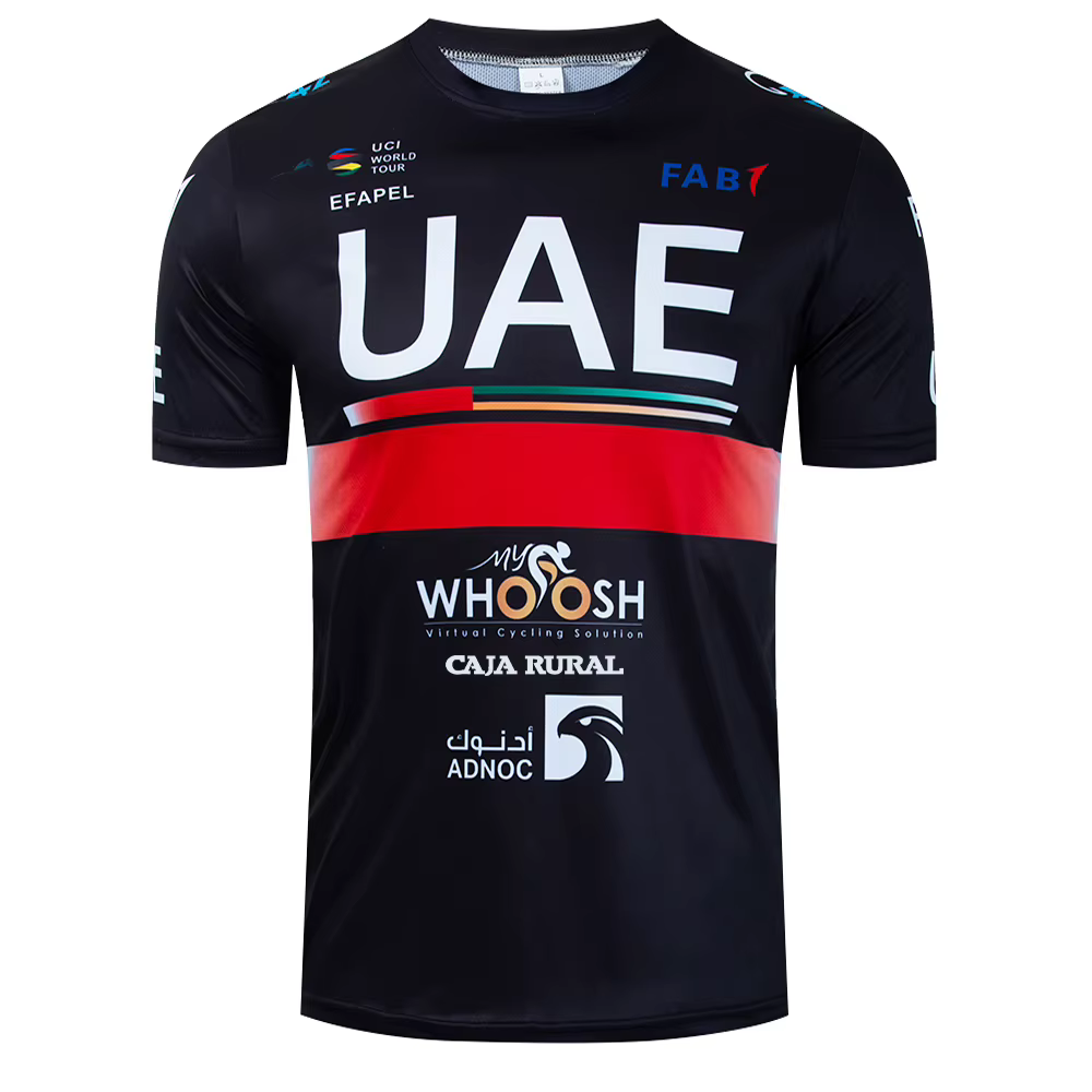 Maillot de cyclisme blanc des Émirats arabes unis 2024 pour hommes, maillot d'équipe Ciclismo, sécha