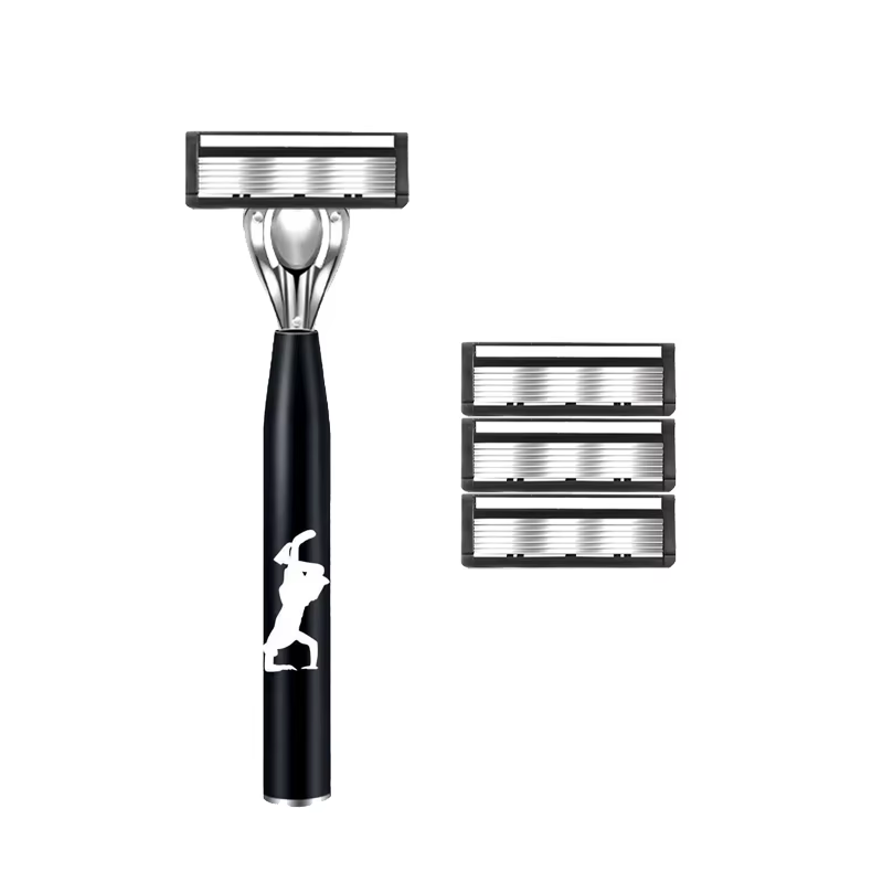 Rasoir de sécurité manuel Premium à 6 lames Fusion pour hommes, outil de toilettage de la barbe, man