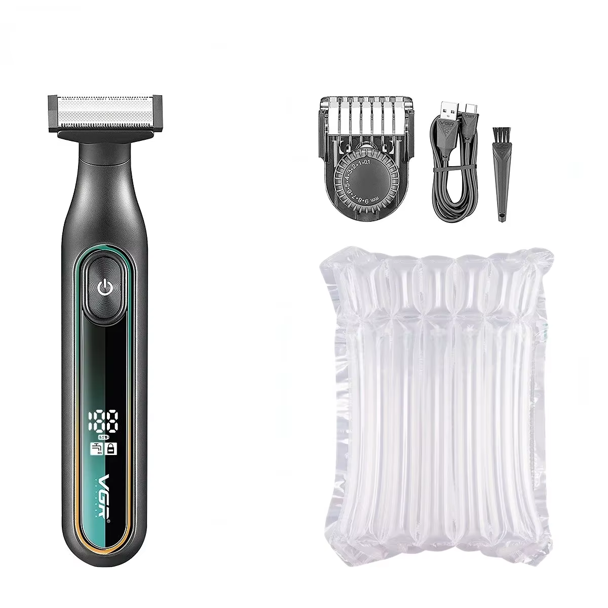 VGR tondeuse tondeuse à barbe pour hommes rasoir electrique homme rasoir homme Rasoir Professionnel 