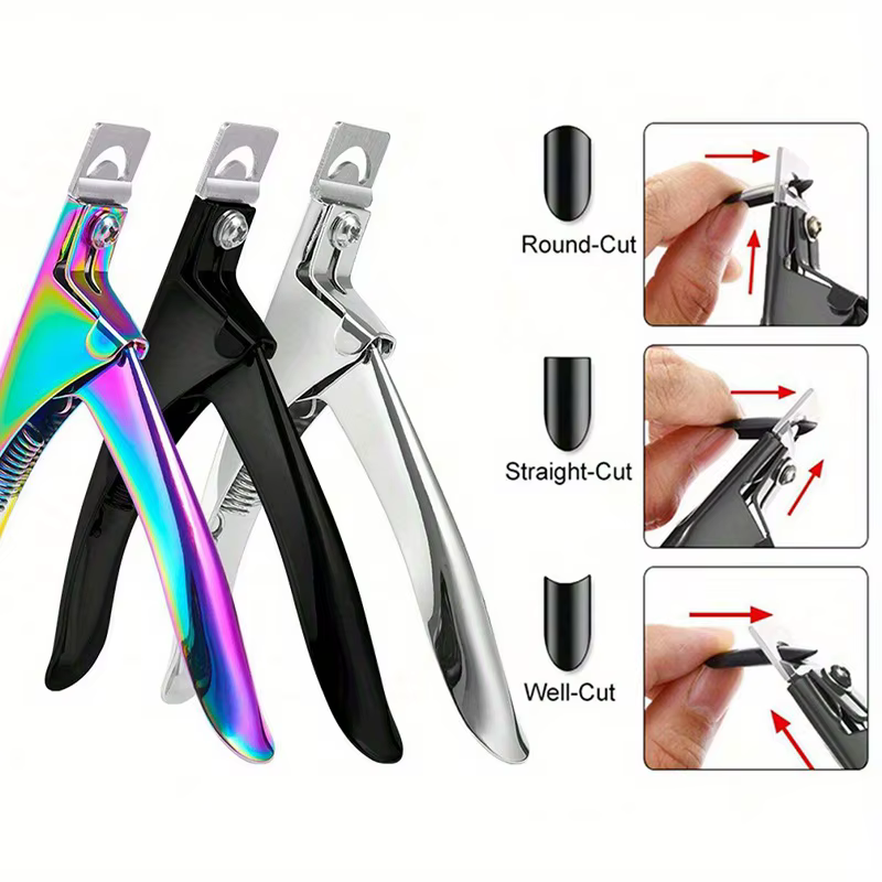 Coupe-ongles en forme de U en acier inoxydable, 1 pièce, coupe-ongles de précision pour manucure et 