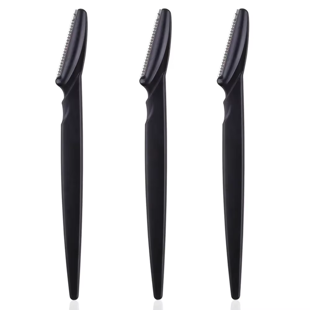 Lame de rasoir de sourcils Portable pour femmes, couteau de sécurité, grattoir de maquillage, outil