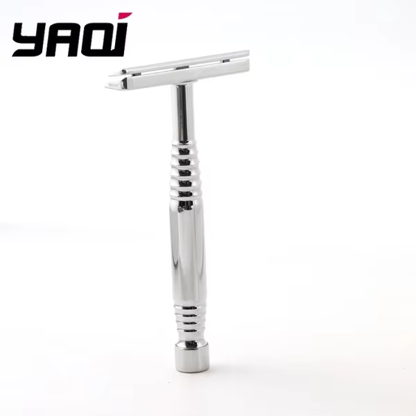 Rasoir de sécurité YAQI Romulus 2026 avec aimant, en acier inoxydable, double tranchant, pour hommes