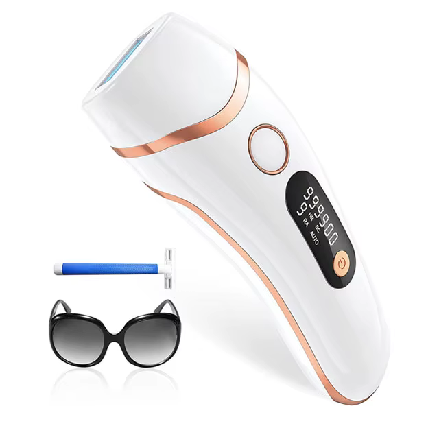 Épilateur laser IPL 999999 Flash pour le corps, le bikini et le visage, 9 niveaux, pour hommes et fe