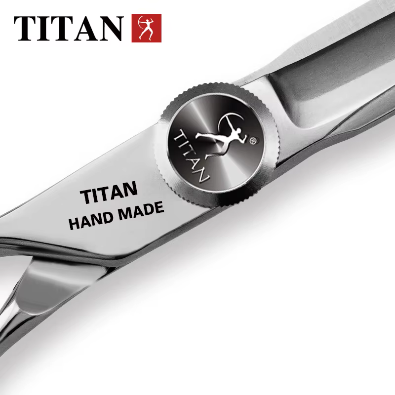 Titan professionnel 6.0 pouces ciseaux de coupe pour gaucher ciseaux de coiffeur ciseaux de coiffure