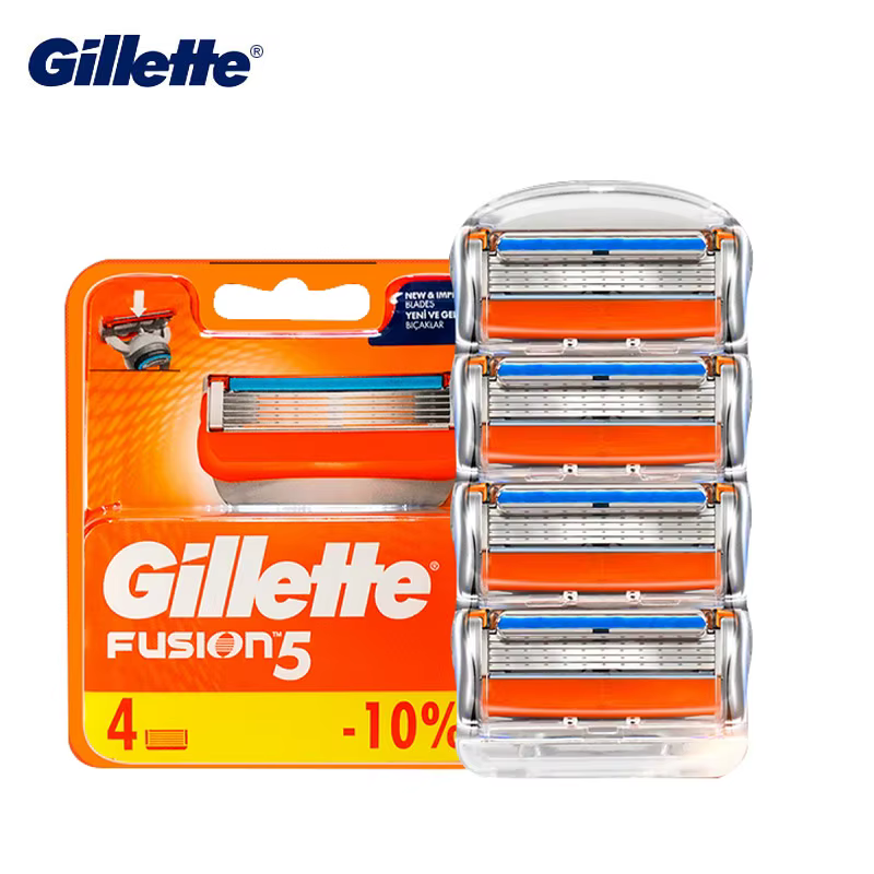 Gillette Fusion 5 lame de rasoir sûr rasage manuel têtes de rasoir pour hommes visage épilation remp