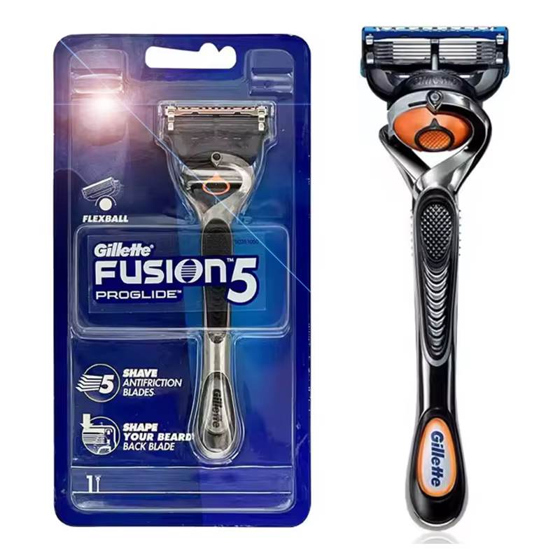 Rasoir, rasoir pour hommes Gillette Fusion Proglide, rasoir Gillette, lame en acier inoxydable à 5 c