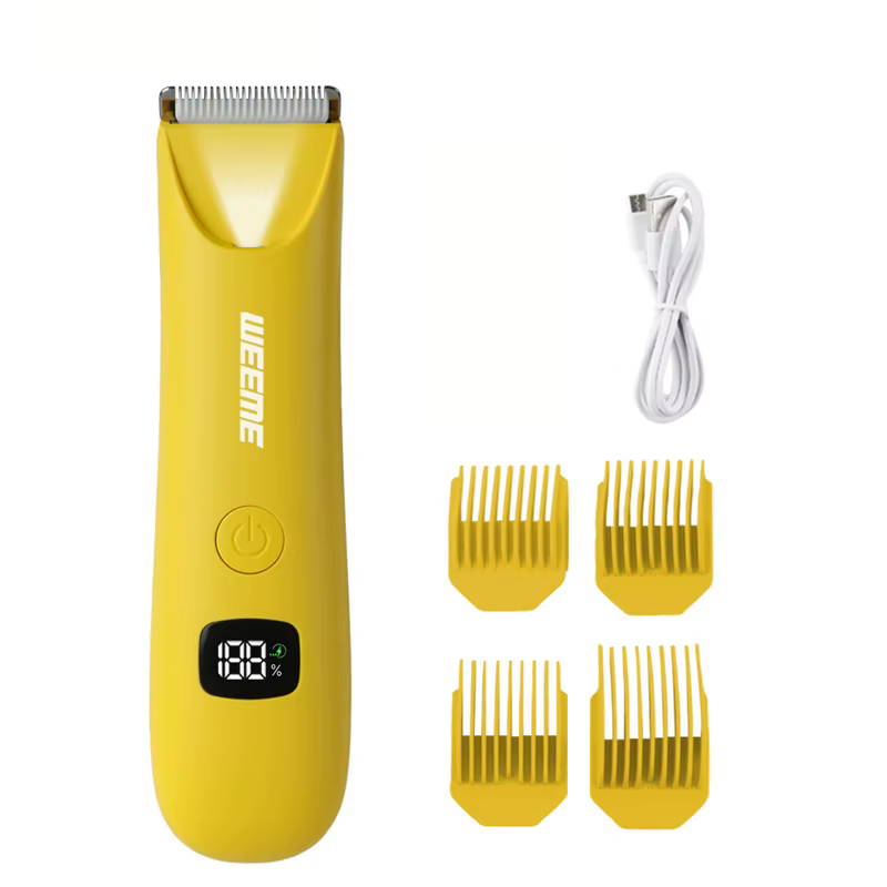 Tondeuse bikini et corps LED de précision pour hommes et femmes – Épilation indolore, rechargeable p