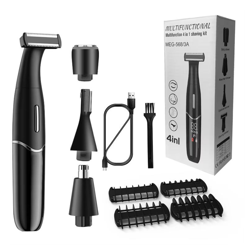 Zone intime coupe de cheveux rasoir de précision hommes ligne de Bikini boules de rasoir sensibles o