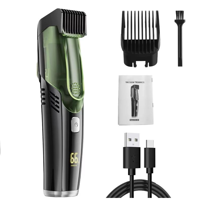 Tondeuse à barbe sans fil pour hommes, rasoir électrique Rechargeable avec 20 garnitures, tondeuse s
