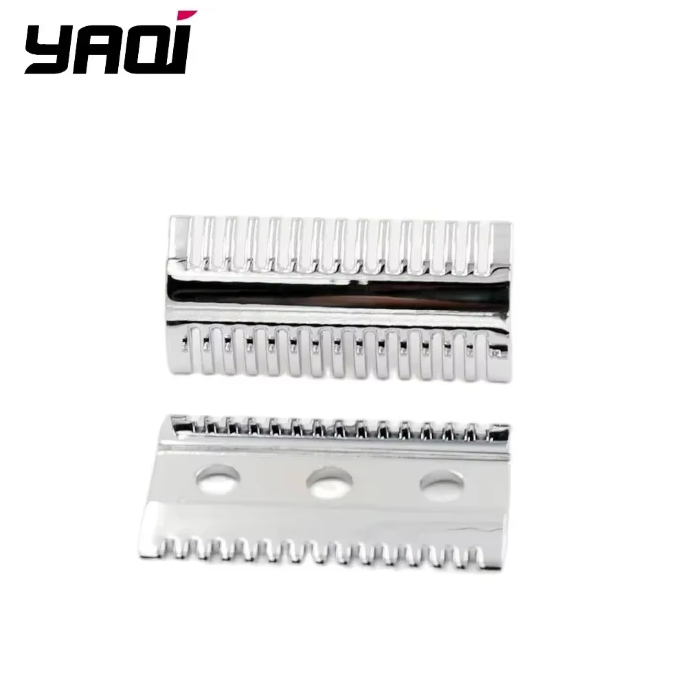 Nouveauté 2026 ! Tête de rasoir de sécurité YAQI Chrome Mellon pour homme