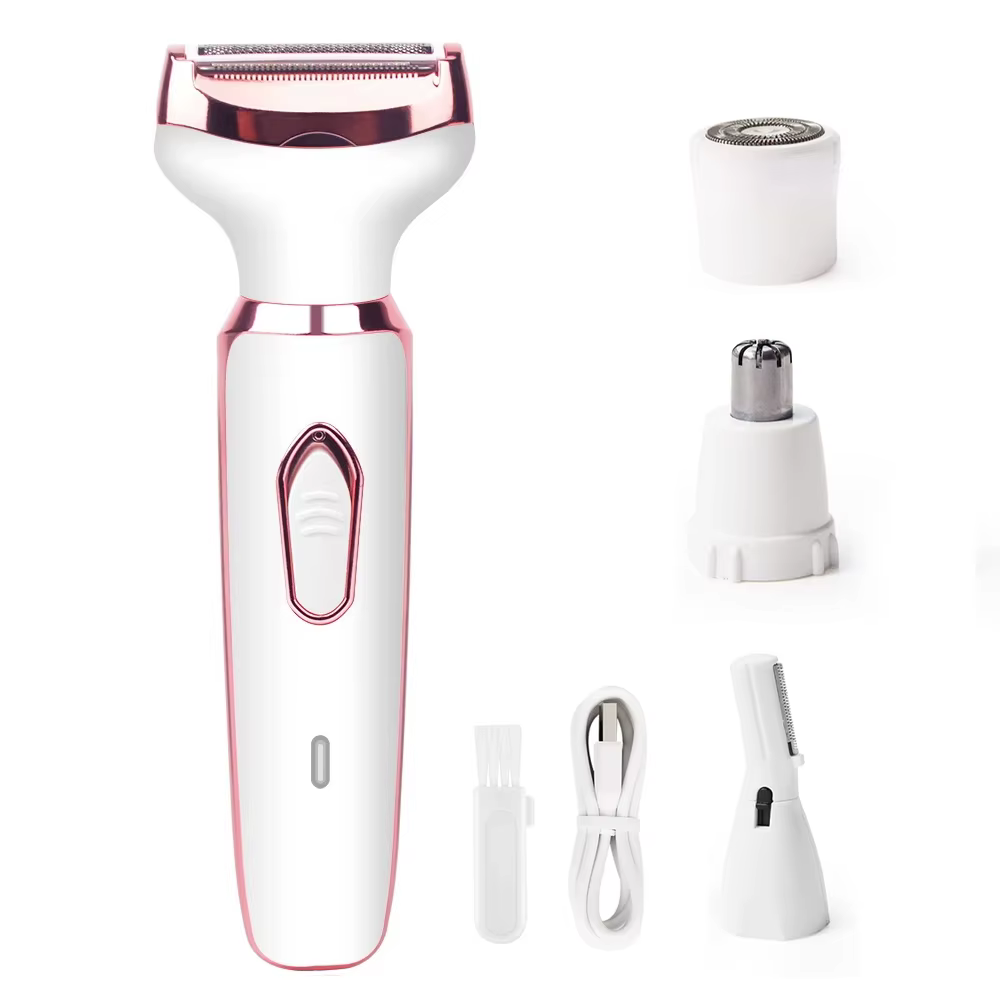 Rasoir électrique pour femmes corps jambe Bikini tondeuse indolore visage moustache rasoir aisselles