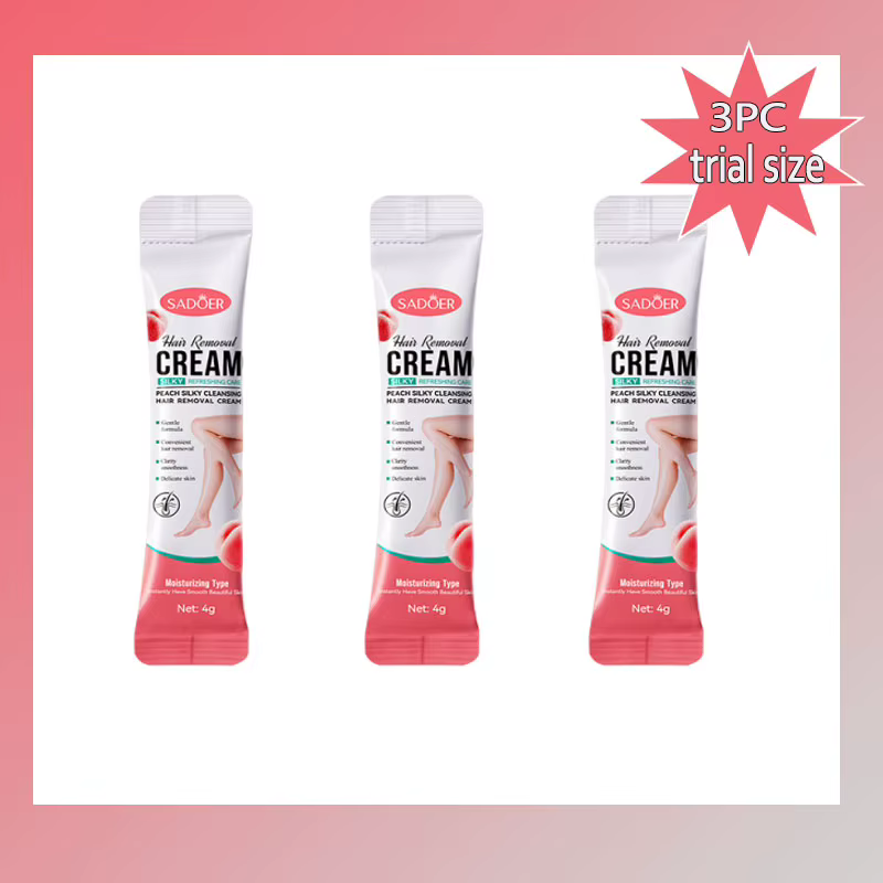 Crème dépilatoire indolore à effet inhibiteur permanent pour la repousse des poils, visage, bras, ai