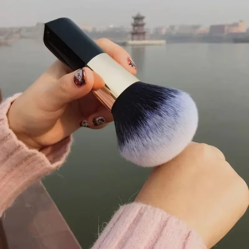 Pinceau de fond de teint en poudre de grande taille, pinceau de maquillage professionnel multifoncti