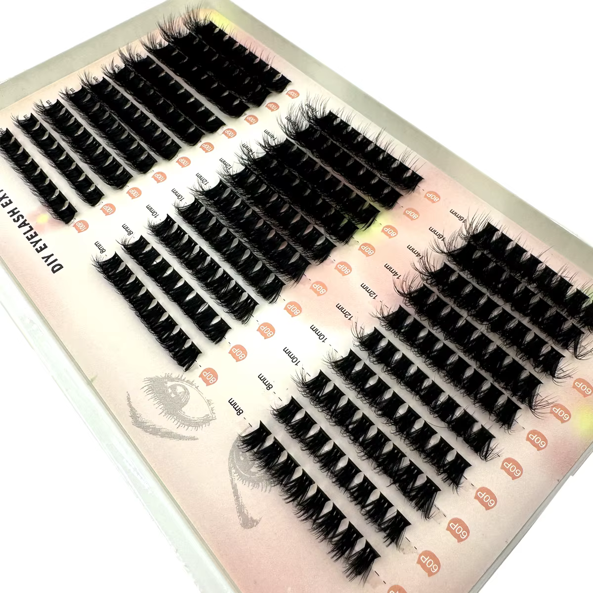 Nouveau greffage 3D 10 rangées 60P + 80P + 100P auto-greffage bricolage emballage de grappe mixte ma