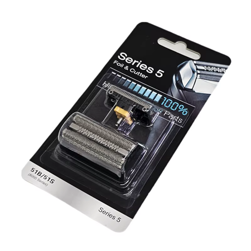 Lame de rasoir 51S/51B compatible avec Braun 8000 wfs1 wfs2 530 550 590 5643 5645 8970 8975 8985 564