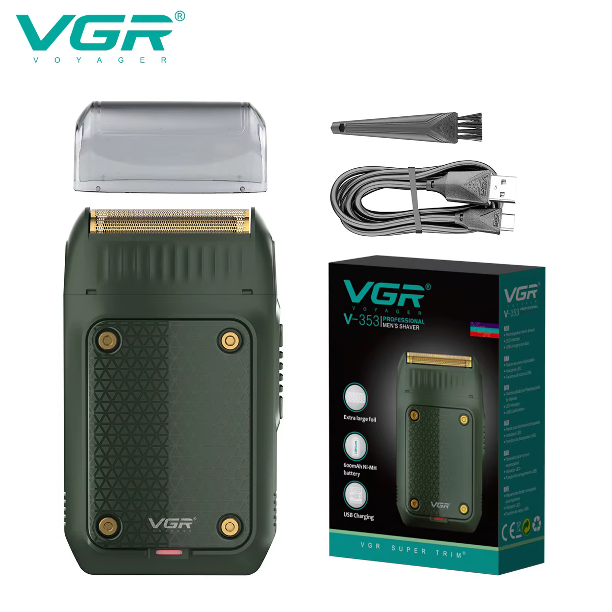 VGR rasoir homme rasoir électrique hommes rasoir électrique rasoir homme Rasoir Rechargeable Tondeus