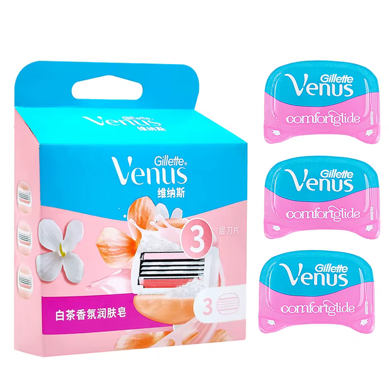 Gillette Venus femmes lame de rasoir 3 couches avec barre de savon lame de rasage lisse dame corps c