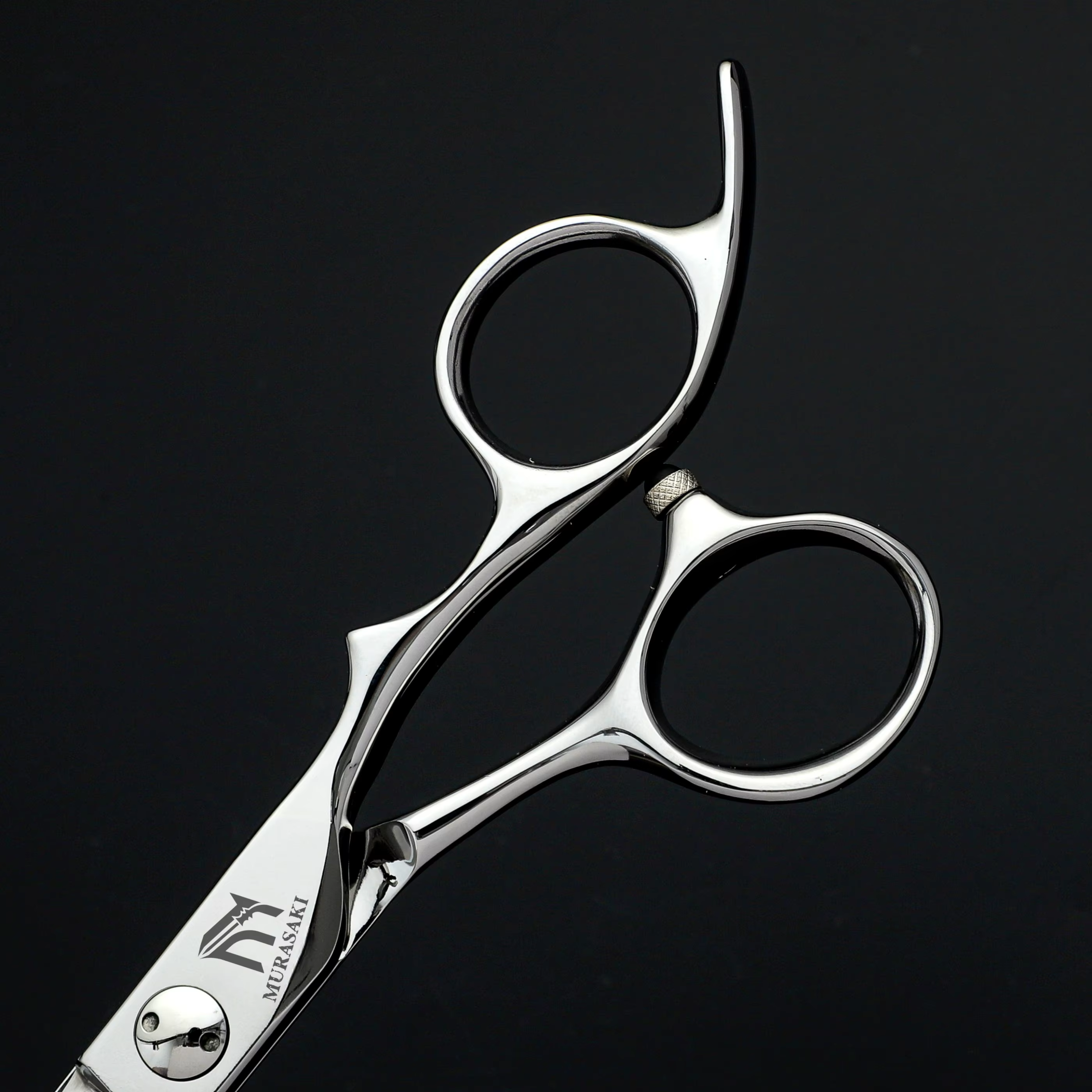 Ciseaux de barbier professionnels MURASAKI, ciseaux amincissants à Double dent de 6.0 pouces, techno