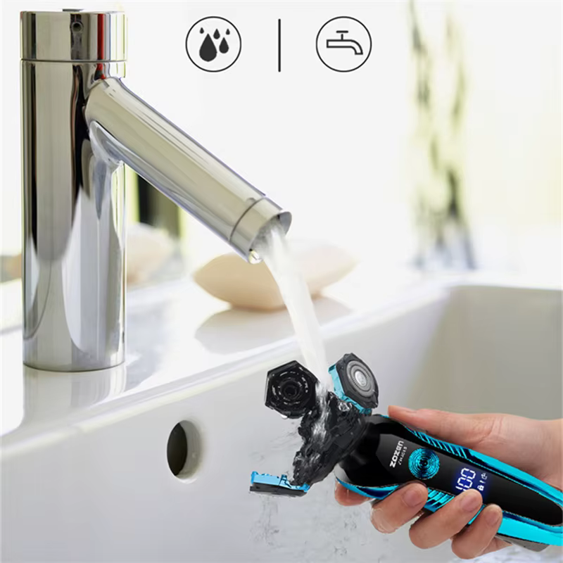 ZOZEN rasoir électrique rasoir électrique lavable Rechargeable corps tondeuse à cheveux Machine à ra
