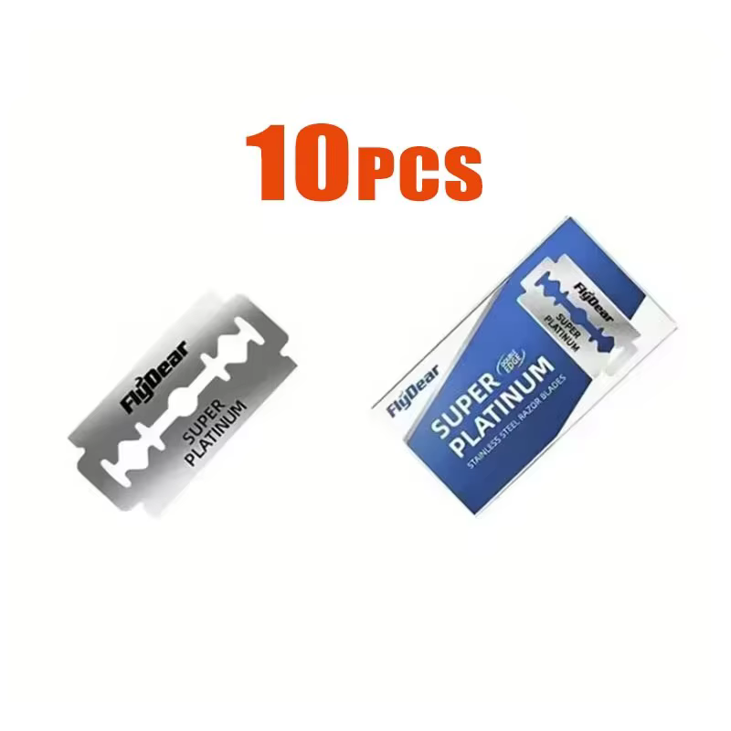 Lames de rasoir en acier inoxydable, 10 à 100 pièces, lames de rasoir manuelles à double face de sty