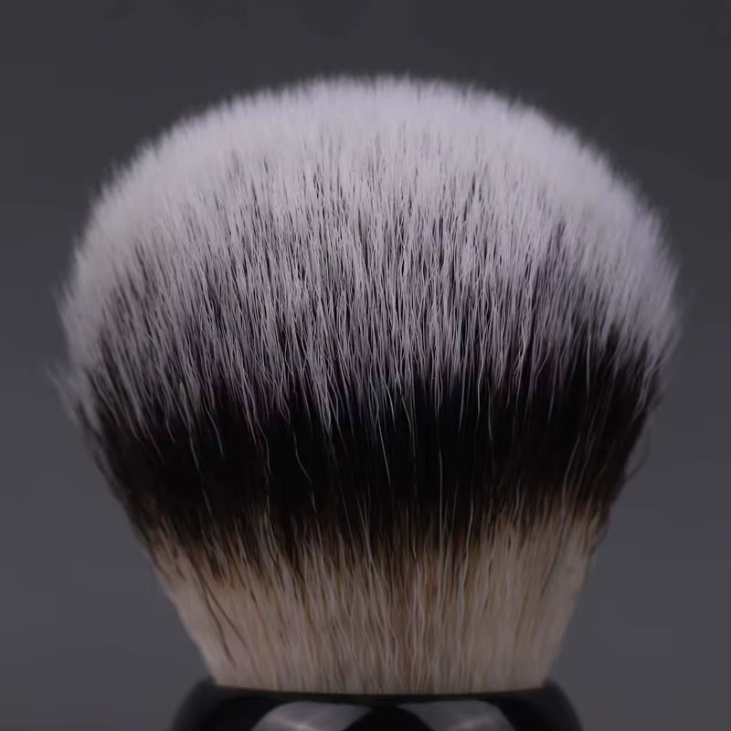 YAQI – brosse de rasage en poils synthétiques émeraude de nuit pour hommes, manche en résine, 26mm
