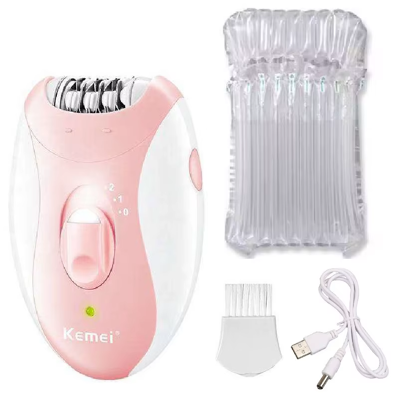 Kemei-Épilateur électrique indolore pour femme, jambes, bikini, bras, ati elles, lointain, aste, vis