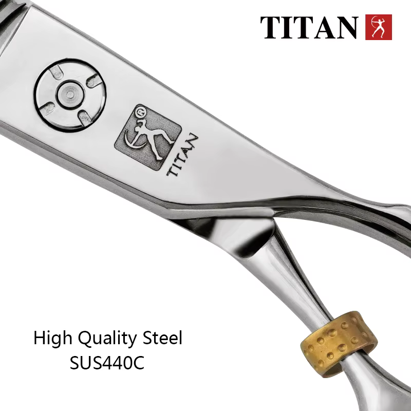 Titan professionnel 6.0 pouces ciseaux à cheveux ciseaux de salon ciseaux amincissants ciseaux de co