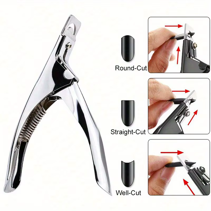 Coupe-ongles en forme de U en acier inoxydable, 1 pièce, coupe-ongles de précision pour manucure et 