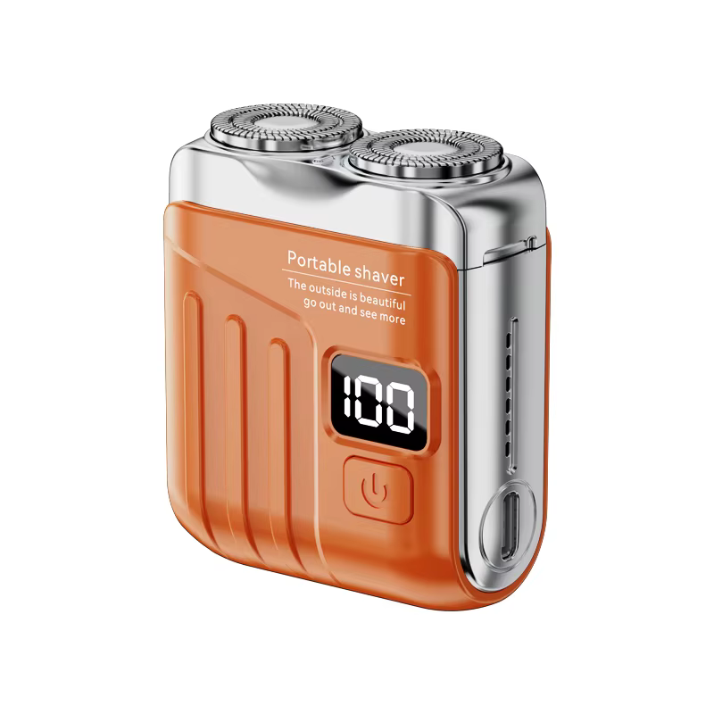 Rasoir électrique pour hommes, Mini rasoir Portable, Rechargeable, humide/sec, tondeuse à barbe pour