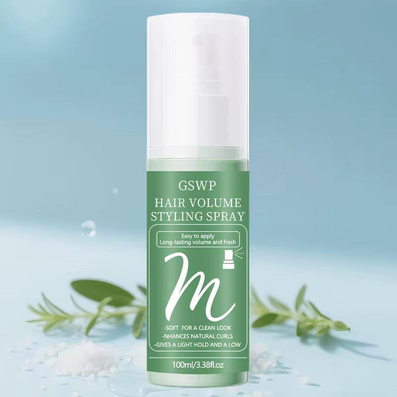 Spray volumisant pour cheveux GSWP : ajoute du volume, contrôle l'huile, laisse les cheveux frais et