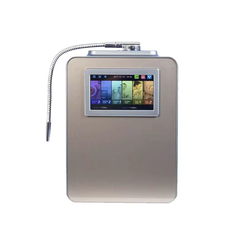 Vente en gros PH 2.5-11.2 revêtement platine 11 plaques ioniseur d'eau alcaline appareils de traitem
