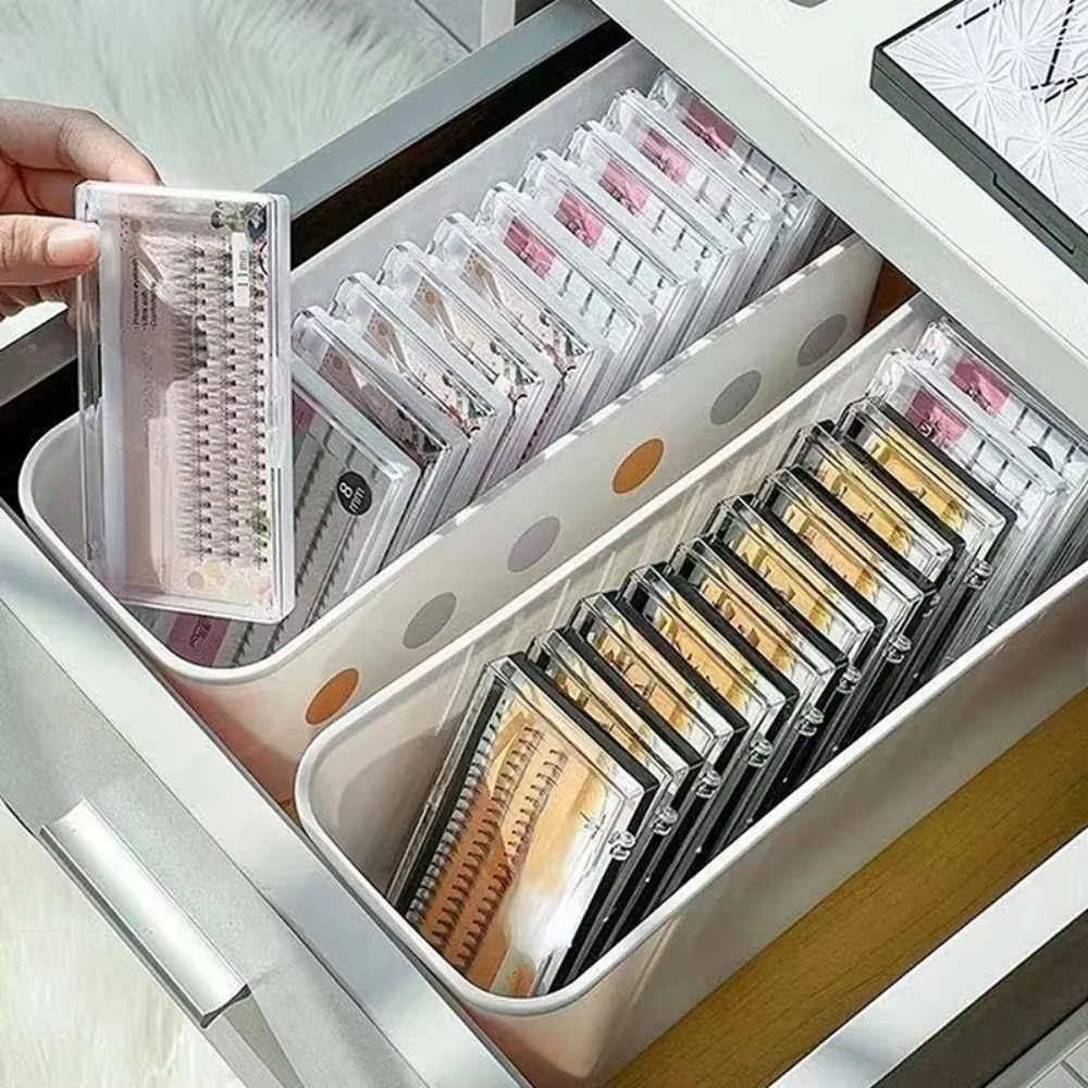 Boîte de rangement pour faux cils, 1 pièce, avec organisateur d'outils d'extension de cils, étui pou