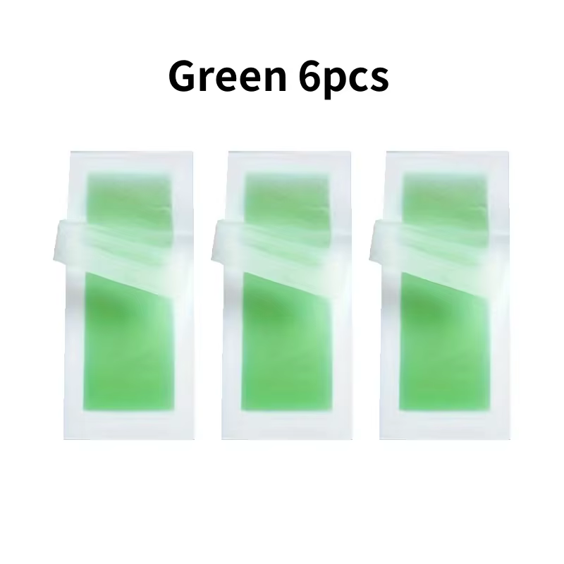 Bandes de cire d'épilation 6/20 pièces, papier de cire froide pour le visage, les bras, les jambes e