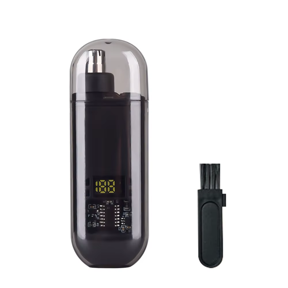 Tondeuse à cheveux de nez Mini tondeuse pour homme tondeuse de nez Portable 360 rotative double lame