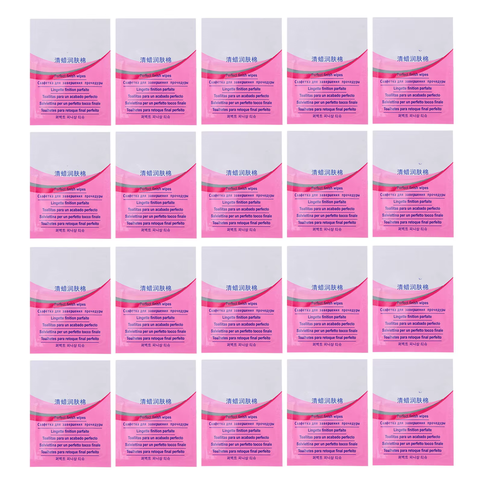 20 lingettes hydratantes pour l'épilation, lingettes nettoyantes pour l'épilation corporelle, usage 