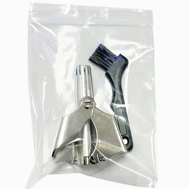 Nez cheveux oreille Tondeuse pour hommes en acier inoxydable manuel lavable Portable Tondeuse Nez ép