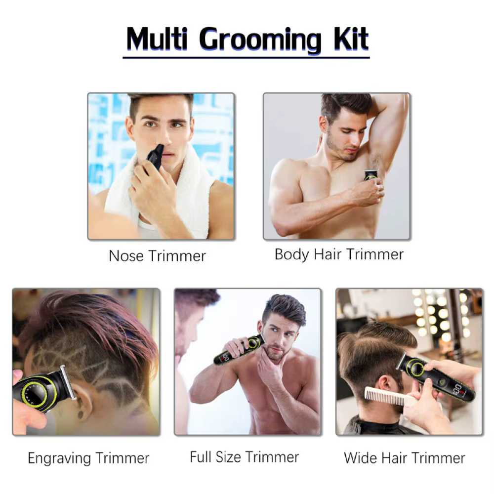 Kemei 696 tondeuse à cheveux électrique tondeuse multifonctionnelle pour hommes rasoir électrique po