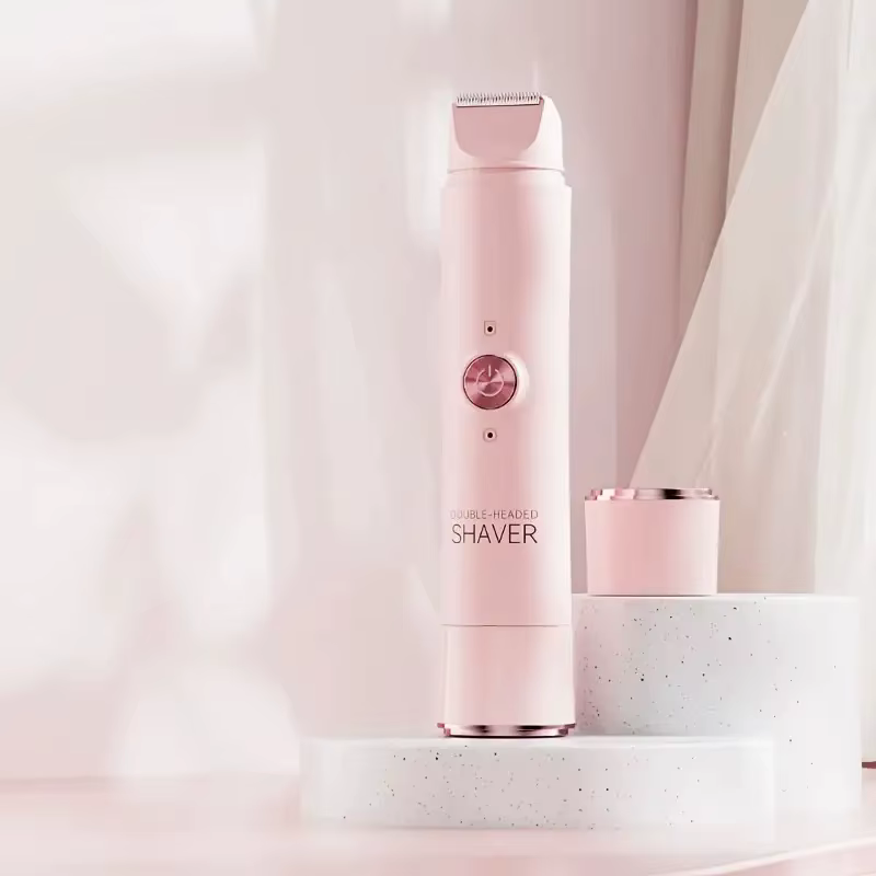 Rasoir électrique rechargeable sans fil 2 en 1, adapté aux femmes - tondeuse bikini à double tête, c