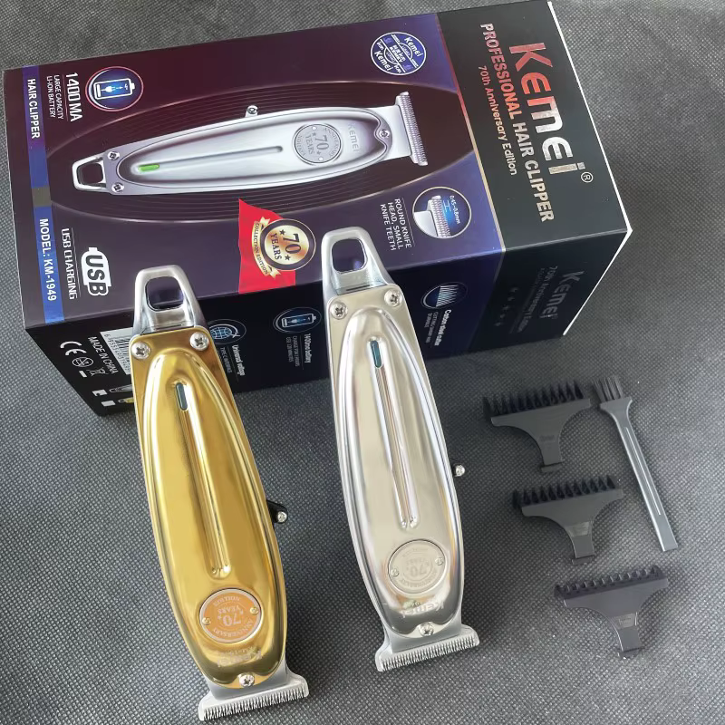Kemei KM-1949 Pro barbier électrique entièrement en métal tondeuse à cheveux professionnelle pour ho