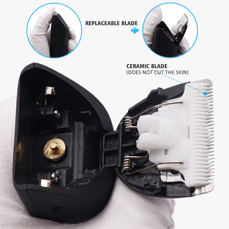 Tondeuse électrique pour hommes, rasoir pubien, toilettage du corps, épilateur de Bikini, rasoir Rec